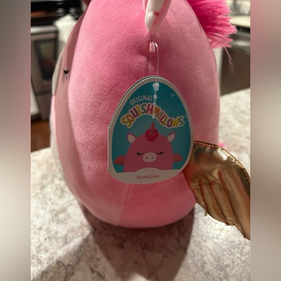 Squishmallow 11" Annalise Unicorn Pegasus stuffed plush NWT - Picture 4 of 6